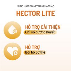 Thực phẩm bảo vệ sức khỏe Nước nấm đông trùng hạ thảo Hector Lite
