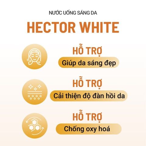Thực phẩm bảo vệ sức khỏe Nước uống sáng da Hector White