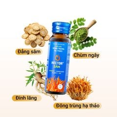 Thực phẩm bảo vệ sức khỏe Nước nấm đông trùng hạ thảo Hector Sâm