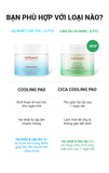  Cotton Pad Làm Lạnh Hạ Nhiệt - 5.7 Độ & Làm Dịu Da Cháy Nắng Ửng Đỏ Khẩn Cấp Cell Fusion C Cooling Pad 