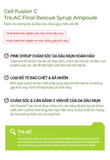  Ampoule Kiểm Soát Dầu & Dưỡng Sáng Da Nhờn Mụn Xỉn Màu Cell Fusion C Final Rescue Syrup Ampoule 