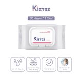  Khăn Giấy Ướt Tẩy Trang Làm Sạch Chống Nắng An Toàn Cho Trẻ Sơ Sinh Kiztoz The Mild Cleansing Tissue 30 sheets * 150ml 