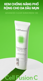 Kem Chống Nắng Phổ Rộng Kiểm Soát Dầu Mụn Cell Fusion C Advanced Clear Sunscreen 100 SPF50+ PA++++ 