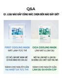  Mặt Nạ Rau Má Hạ Nhiệt -4.5 Độ Giảm Mụn & Làm Dịu Da Ửng Đỏ Cháy Nắng Cell Fusion C Cica Cooling Mask 
