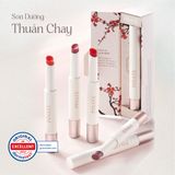  Son Dưỡng Bóng Làm Hồng Môi Bắt Sáng & Làm Đầy Môi Thuần Chay Pinate Bare Glow Peptide Melting Balm 1.8G 
