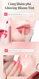  Son Tint Bóng Dưỡng Môi Thuần Chay Bền Màu Pinate Glowing Bloom Lip Stain Tint 2.9G 