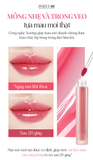  Son Tint Bóng Dưỡng Môi Thuần Chay Bền Màu Pinate Glowing Bloom Lip Stain Tint 2.9G 