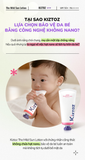  Kem Chống Nắng Thuần Vật Lý Làm Dịu Da Dành Cho Trẻ Sơ Sinh Kiztoz The Mild Sun Lotion SPF 50+ PA++++ 80ml/ 30ml 