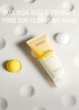  Sữa Rửa Mặt Làm Sạch Chống Nắng & Giảm Mụn Đầu Đen Bã Nhờn Cell Fusion C Pore Sun Cleansing Foam 