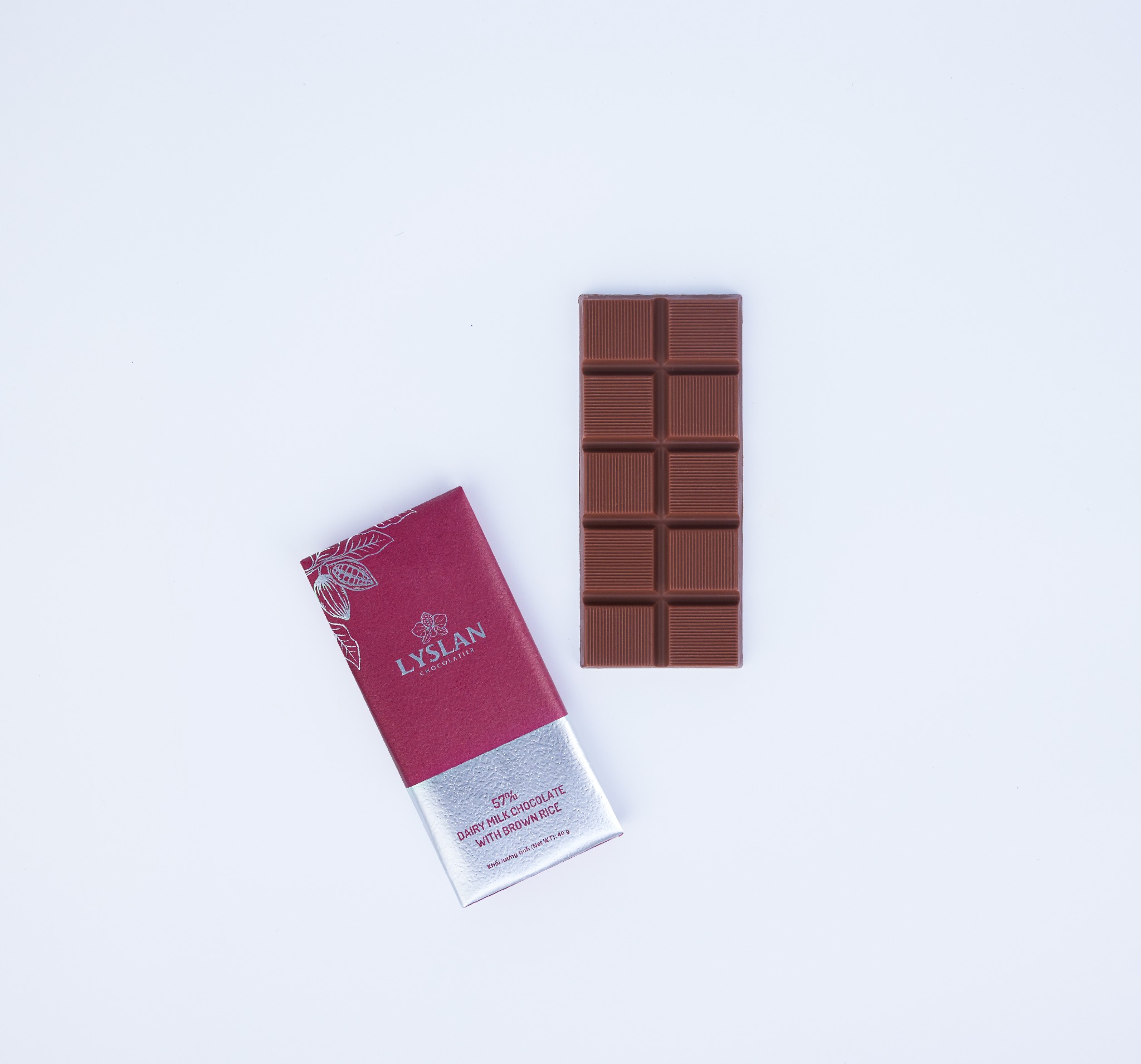 57% Sô-cô-la Sữa với Gạo Lứt 40g
