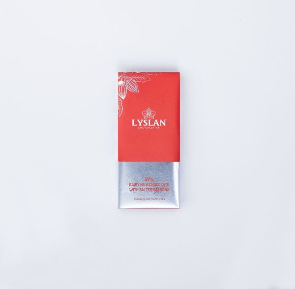 57% Dairy Milk Chocolate with Salted Dalgon 40g