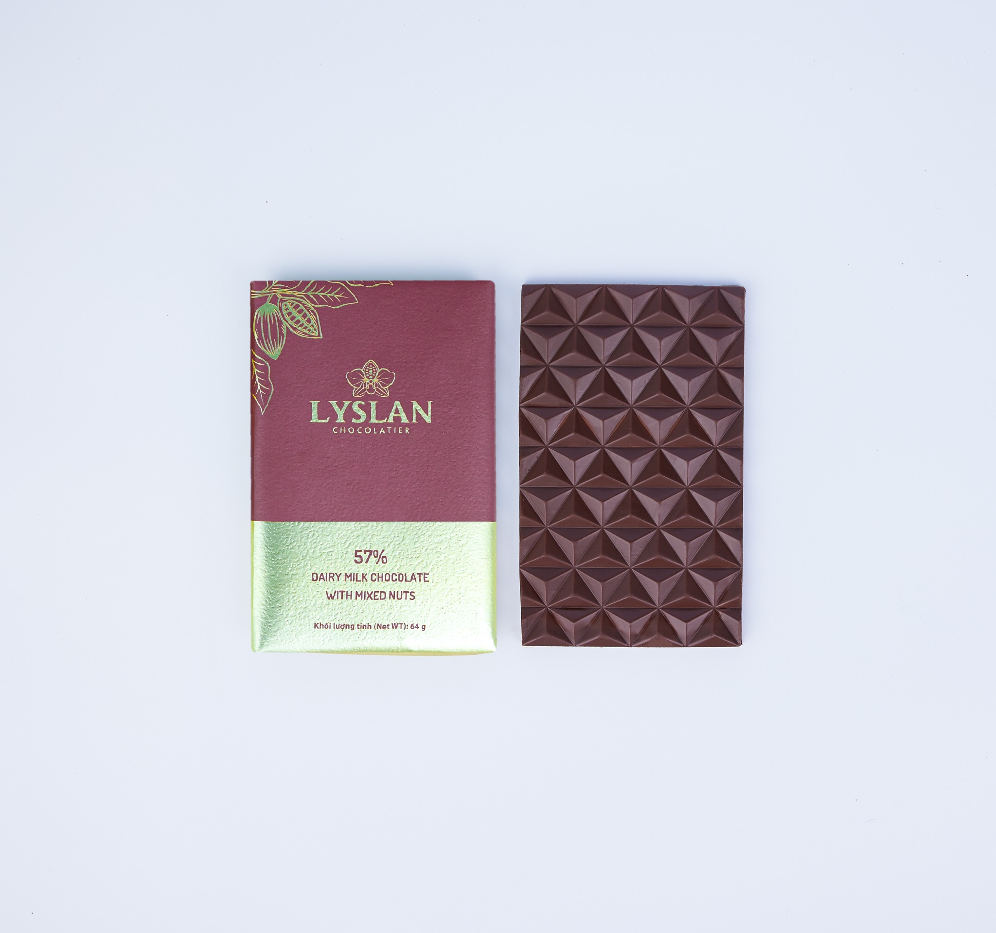57% Dairy Milk Chocolate with Mixed Nuts 64g