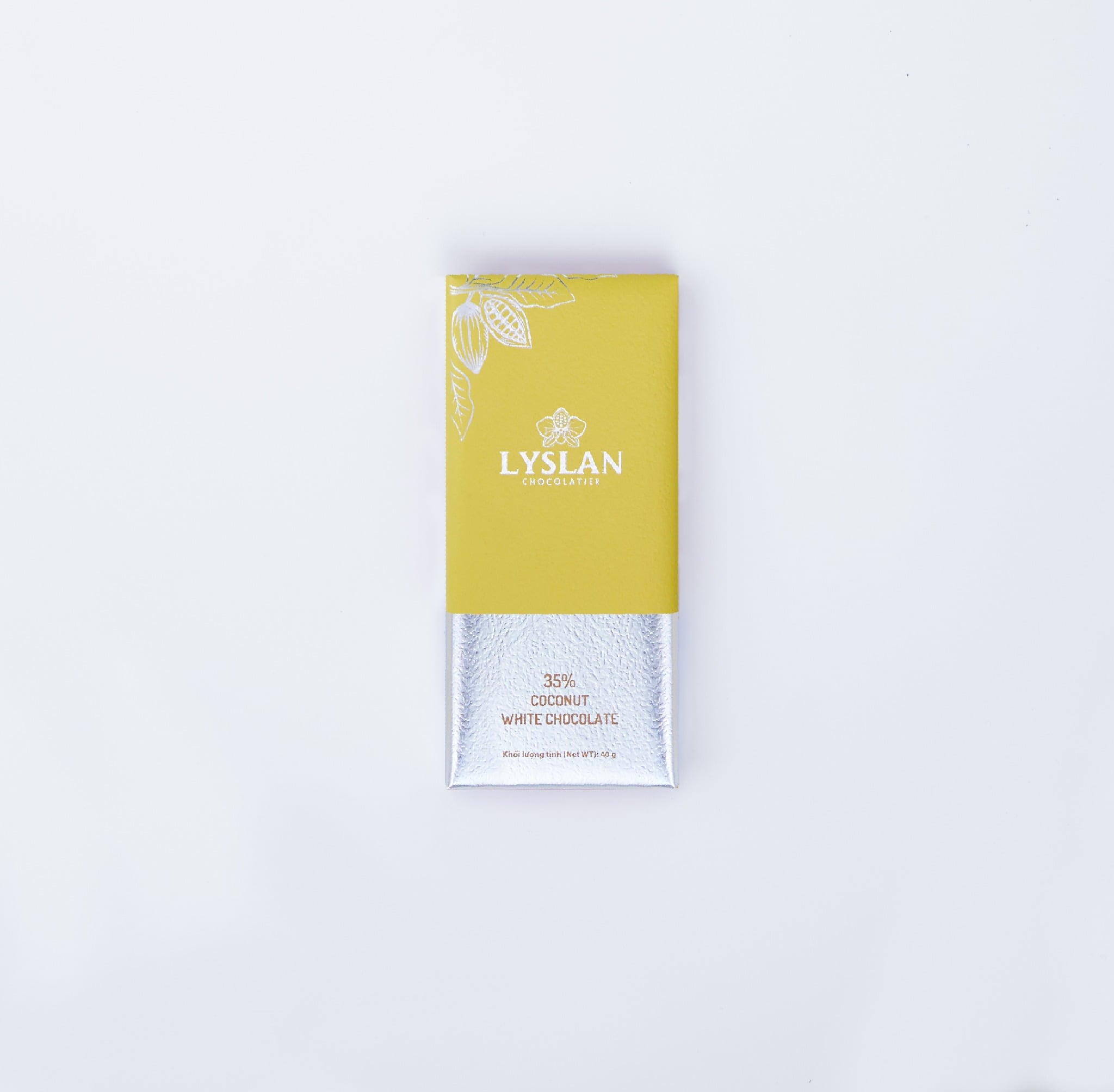 35% Coconut White Chocolate 40g