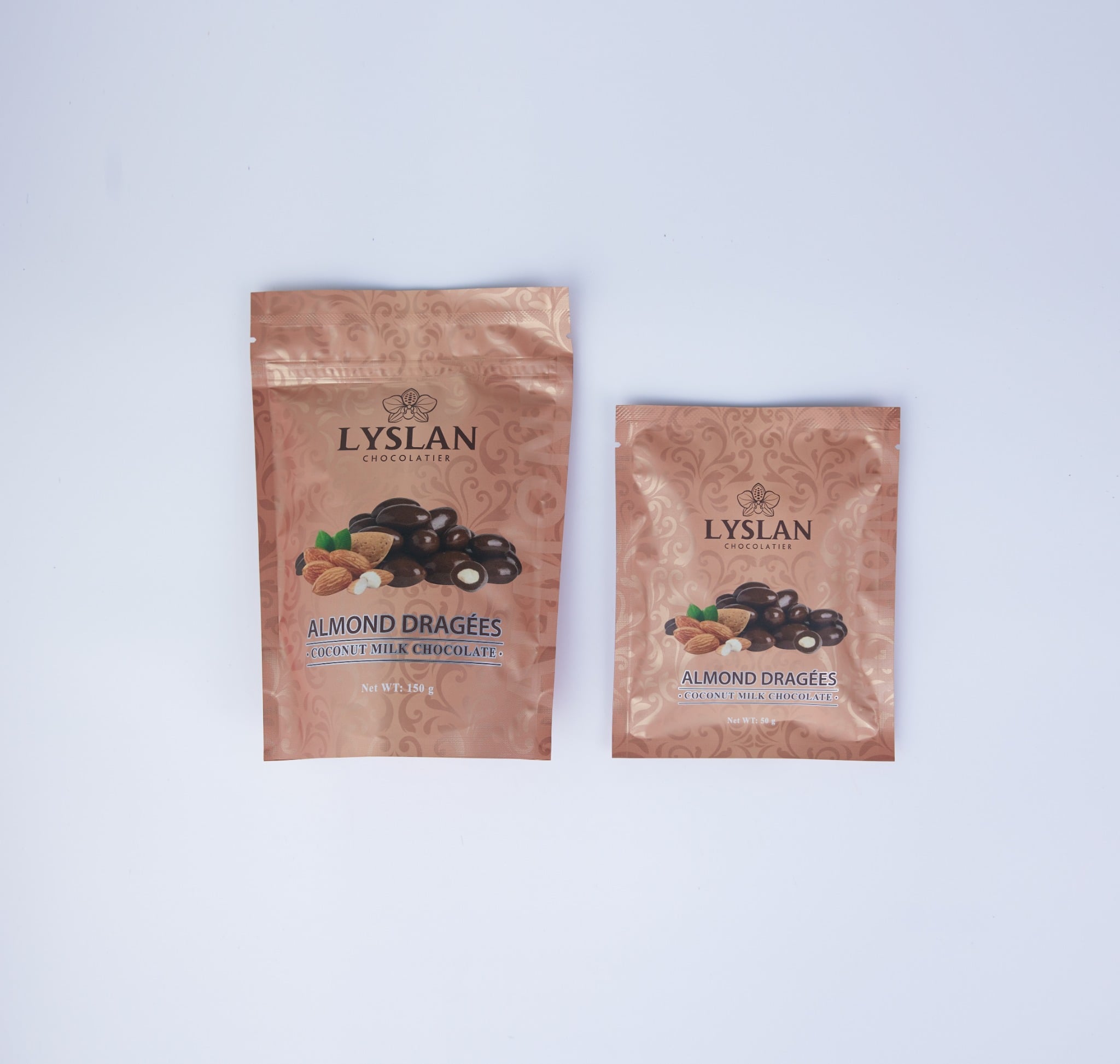 Sô-cô-la sữa dừa bọc hạt hạnh nhân