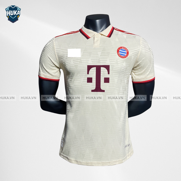  Áo Bayern Munich sân khách trắng kem 24/25 bản Player 