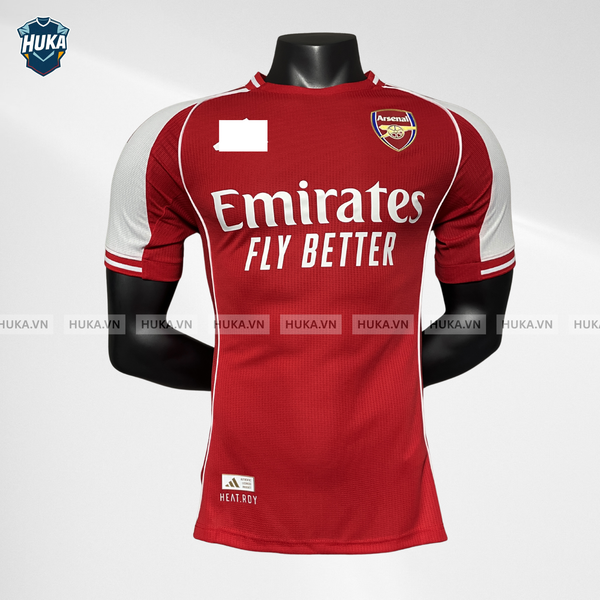  Áo Arsenal sân nhà đỏ 25/26 bản Player 