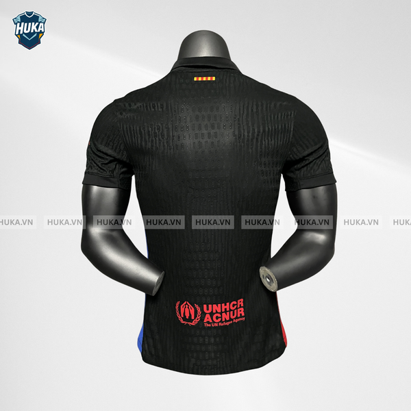  Áo Barcelona sân khách đen 24/25 bản Player 