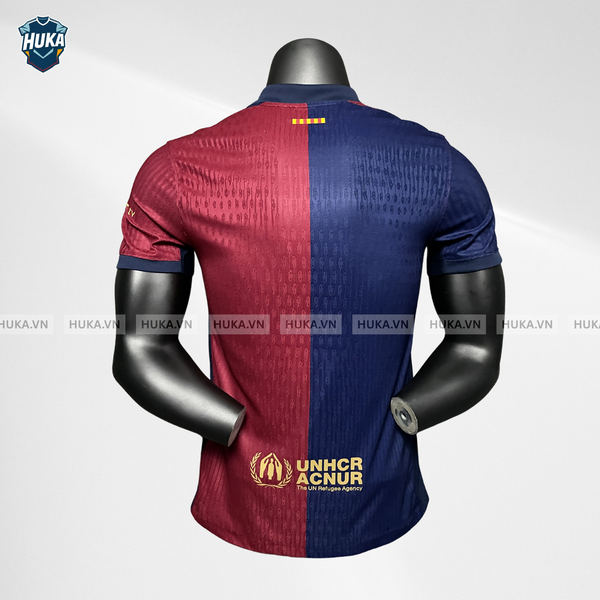  Áo Barcelona sân nhà đỏ xanh 24/25 bản Player 
