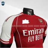  Áo Arsenal sân nhà đỏ 25/26 bản Player 