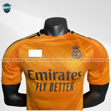  Áo Real Madrid sân khách cam 24/25 bản Player 