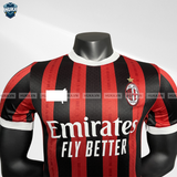  Áo Ac Milan sân nhà đỏ đen 24/25 bản Player 