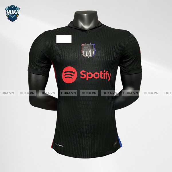  Áo Barcelona sân khách đen 24/25 bản Player 