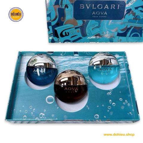 Bộ quà tặng nước hoa Bvlgari Aqva Pour Homme - Phụ kiện nước hoa nam