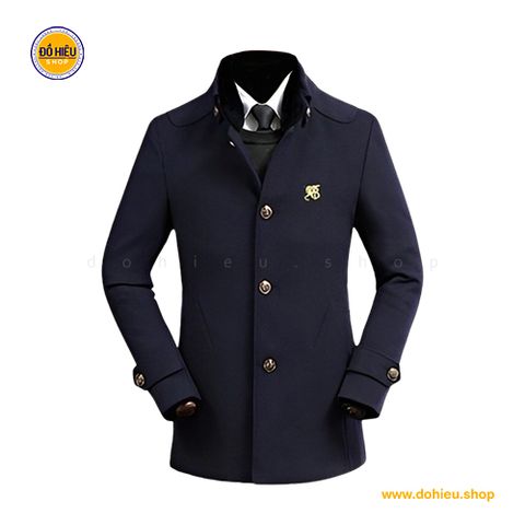 Áo khoác Burberry xanh navy cho nam công sở, xuống phố