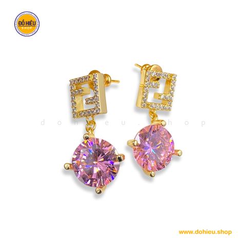 Bông tai Fendi Pink Panther Earrings - Trang sức nữ tiệc tùng