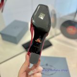 Giày cao gót công sở nữ Prada màu đỏ [SALE]