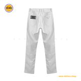 Quần jeans trắng nam xuống phố Prada