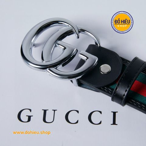 Thắt lưng Gucci Double G Buckle - Phụ kiện nữ xuống phố