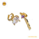 Bông tai Fendi Crystal Drop Earrings -Trang sức nữ tiệc tùng