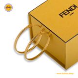 Bông tai Fendi Hoop  - Trang sức nữ xuống phố