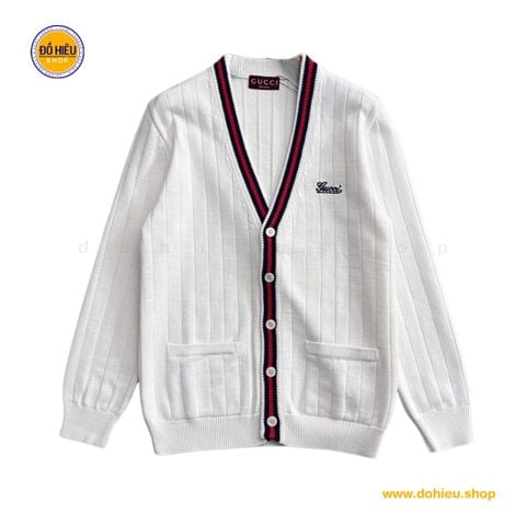 Áo khoác cardigan Gucci - Phối đồ nam & nữ xuống phố