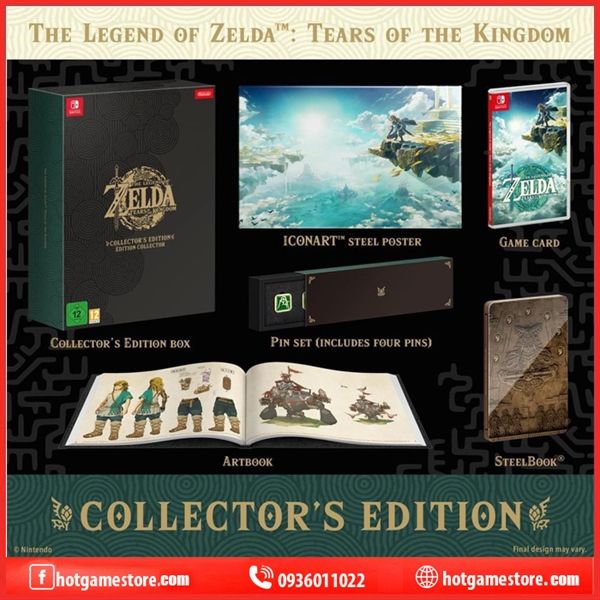 The Legend of zelda TOTK collector edition