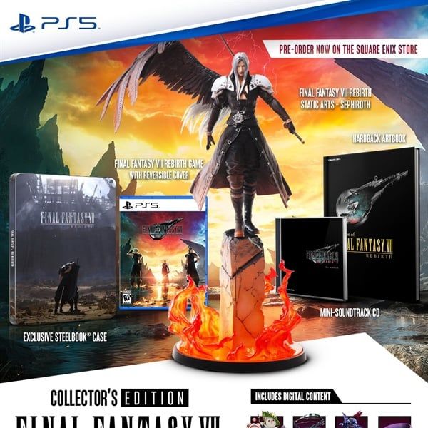 Final Fantasy 7 rebirth collector edition
