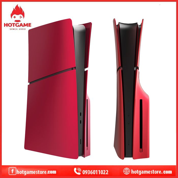 Ốp bọc PS5 Slim Volcanic Red