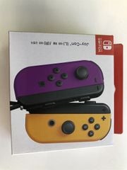 Tay cầm Joy-con màu tím cam