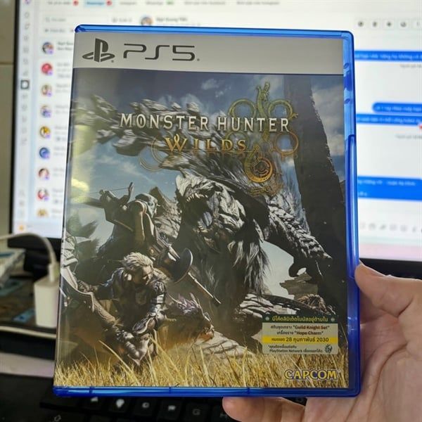 Game Ps5 cũ Monster hunter wilds