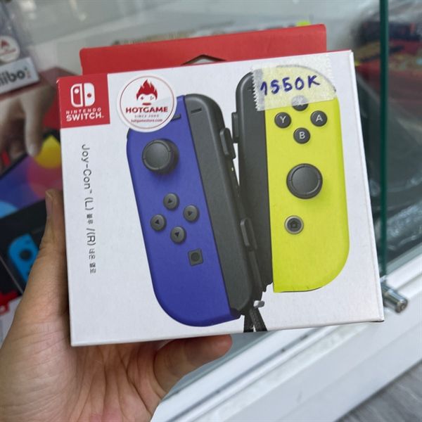 Tay cầm Joy-con màu xanh vàng