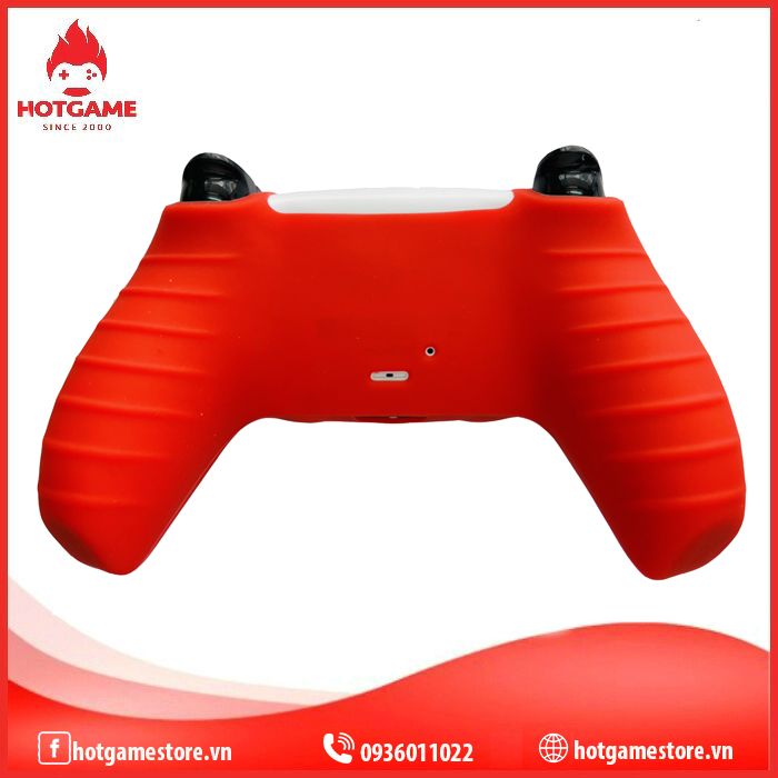 Bọc silicon tay Ps5 màu đỏ