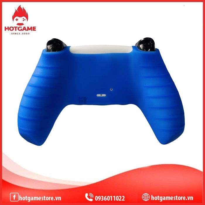 Bọc silicon tay ps5 màu xanh
