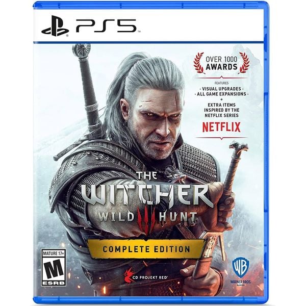 Đĩa game PS5 The Witcher 3 Wild Hunt Complete Edition
