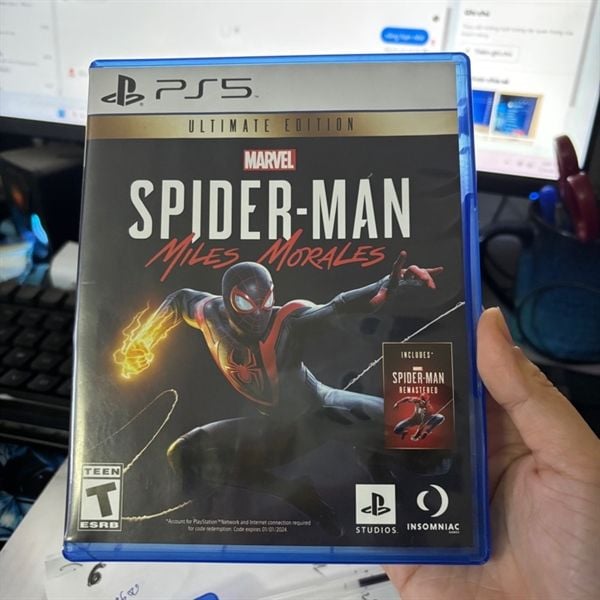 Đĩa game PS5 cũ Spiderman miles morale