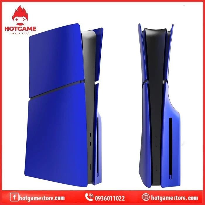 Vỏ ốp máy Ps5 slim standard xanh