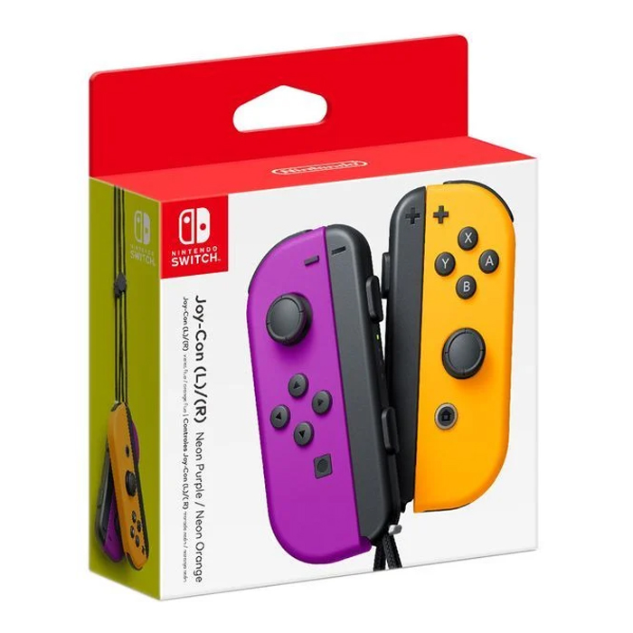 Tay cầm Joy-con màu tím cam