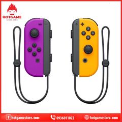 Tay cầm Joy-con màu tím cam