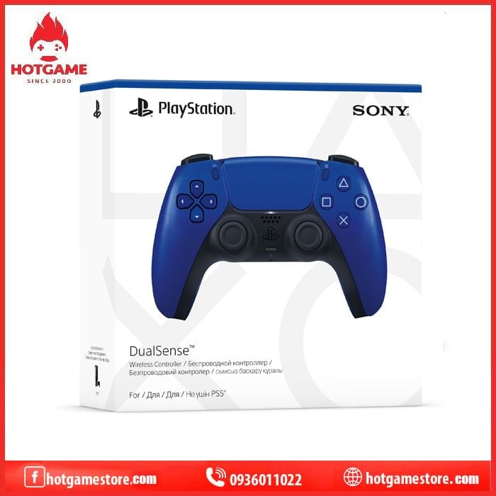 Tay cầm PS5 Cobalt Blue Sony Viêt Nam ZCT1G 09