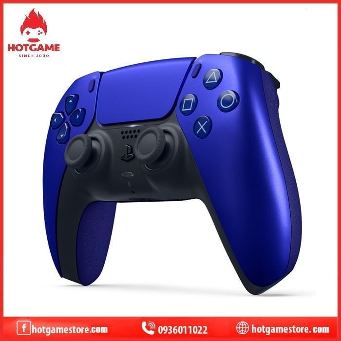 Tay cầm Ps5 Cobalt blue ( nhập khẩu )